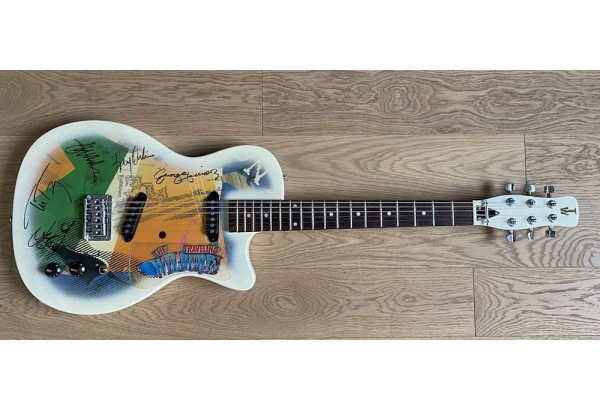 Traveling Wilburys Original George Harrison TW Gretsch Gitarre signiert