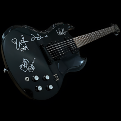 Black Sabbath Autographs- Authentic, Signed Guitar