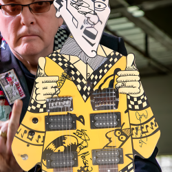 Signed Rick Nielsen Mr. Dick Hamer Guitar – Rare collectible incl. COA