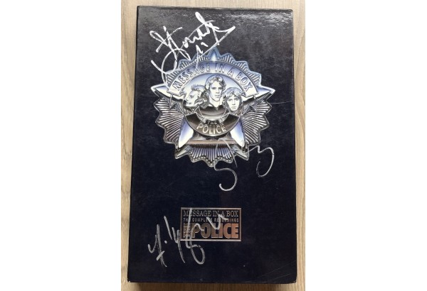The Police Limited Edition CD Box signed