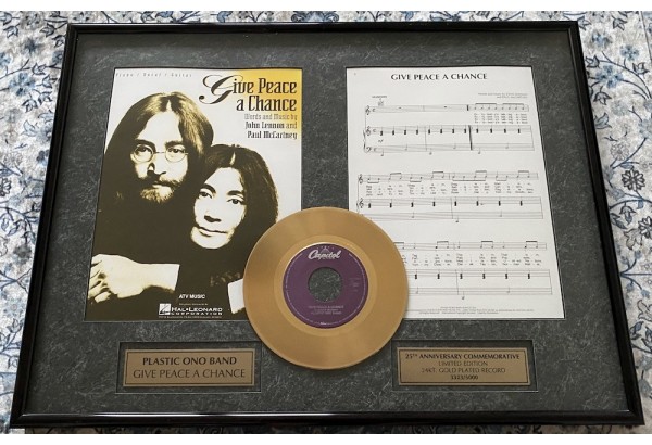 John Lennon Goldene Schallplatte Auszeichnung USA