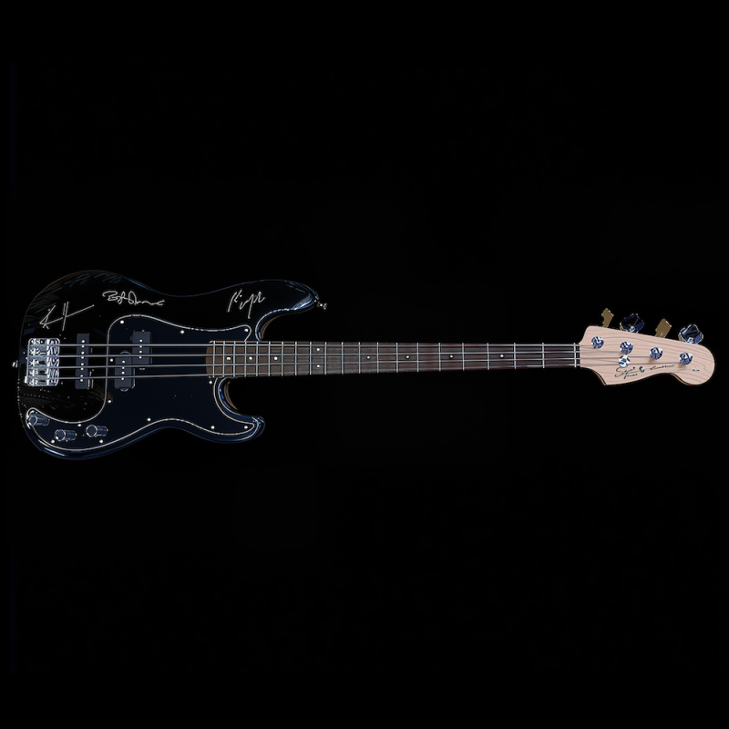 Signierte Dogstar Keanu Reeves Bass Gitarre – Seltene Rarität Signierte Dogstar Keanu Reeves Bass Gitarre – Seltene Rarität