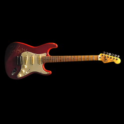 Signierte Mark Knopfler Gitarre kaufen - Sammlerstück mit Zertifikat