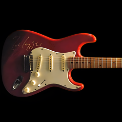 Buy a signed Mark Knopfler Guitar - Real Collector's Item, Certified