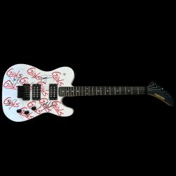 Mötley Crüe Guitar With Autographs – Real Rock Memorabilia