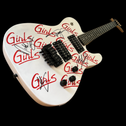 Mötley Crüe Guitar With Autographs – Real Rock Memorabilia