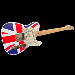 Signed Oasis Guitar from the Iconic Wembley Concert