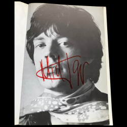 Rolling Stones Book signed by Mick Jagger, COA