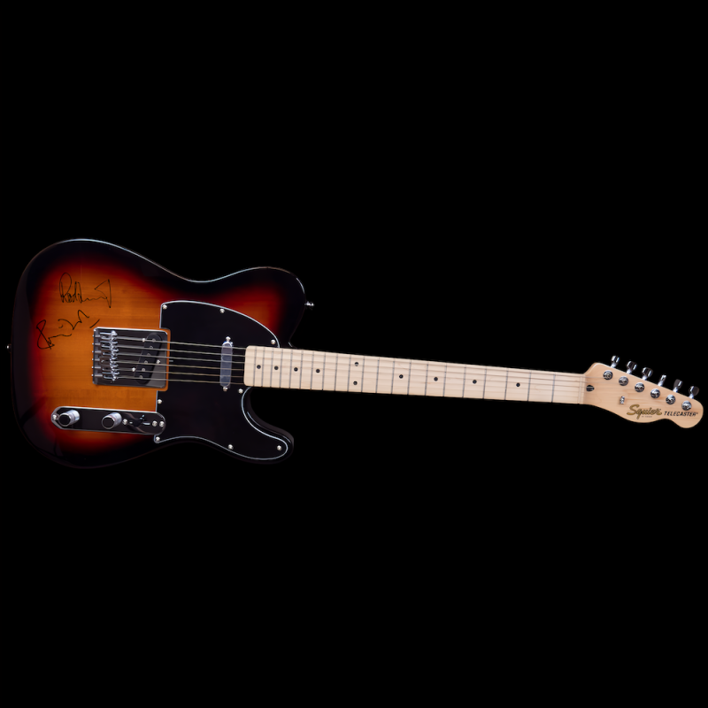 Rod Stewart & Ron Wood Signed Guitar – Rock Memorabilia