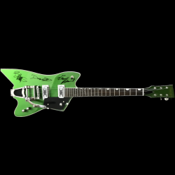 ZZ Top Guitar signed by Billy Gibbons, Dusty Hill and Frank Beard