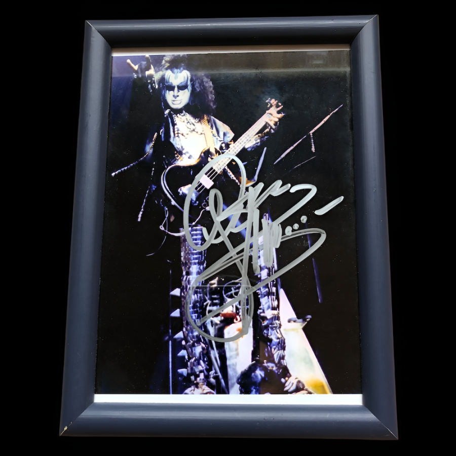 Signed Gene Simmons Photo – KISS Autograph with COA