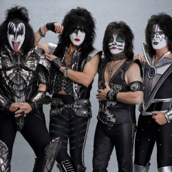 Signiertes KISS Drumhead – Original Autogramme der Band