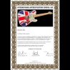 Signierte Oasis Gitarre vom legendären Wembley Konzert Signierte Oasis Gitarre vom legendären Wembley Konzert