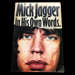 Rolling Stones Mick Jagger In His Own Words Book signed